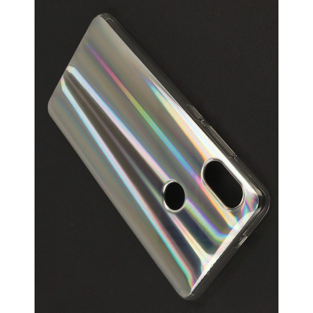 Pokrowiec etui silikonowe Rainbow Case srebrne Xiaomi Redmi Note 5 / 2