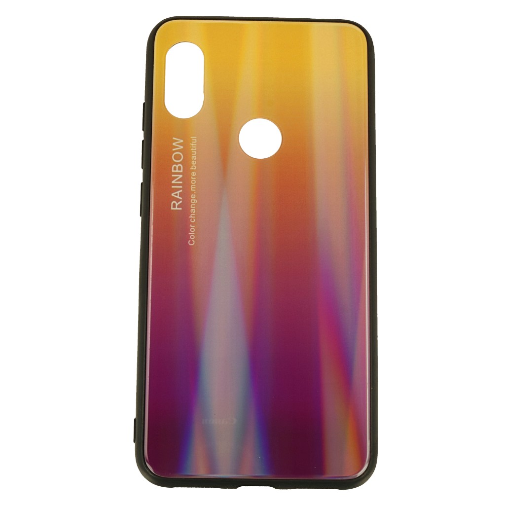 Pokrowiec etui silikonowe Rainbow Case Ombre fioletowe Xiaomi Redmi Note 6 Pro / 3