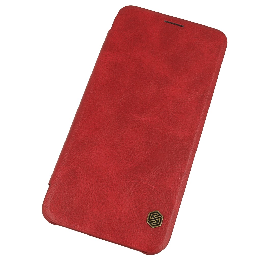 Pokrowiec etui skrzane NILLKIN Qin czerwone Xiaomi Redmi Note 6 Pro / 4