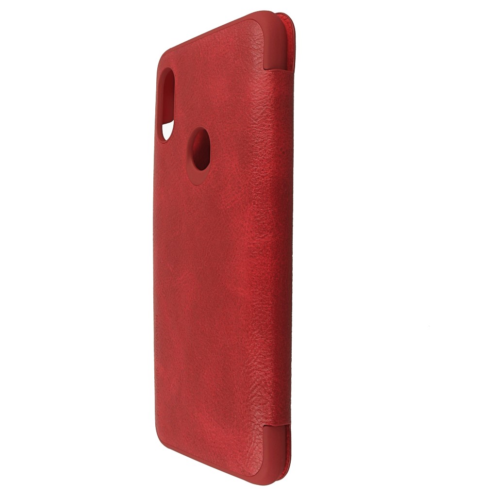 Pokrowiec etui skrzane NILLKIN Qin czerwone Xiaomi Redmi Note 6 Pro / 7