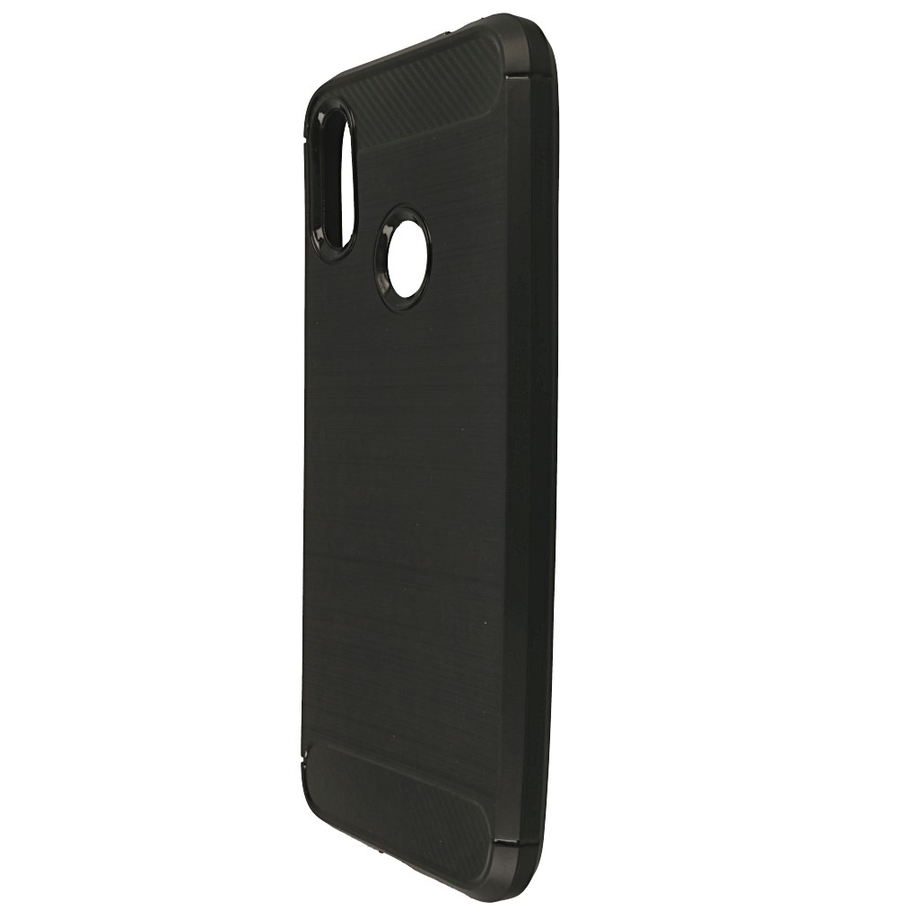 Pokrowiec etui pancerne Karbon Case czarne Xiaomi Redmi Note 7 / 5