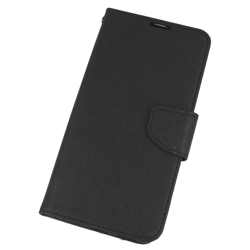 Pokrowiec etui z klapk na magnes Fancy Case czarne Xiaomi Redmi S2 / 2