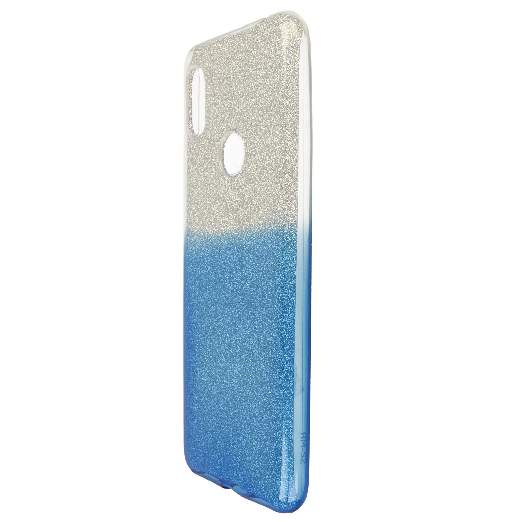 Pokrowiec etui z brokatem Bling Ombre niebieskie Xiaomi Redmi S2 / 5