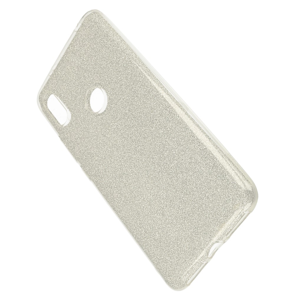 Pokrowiec etui z brokatem Bling Ombre srebrne Xiaomi Redmi S2 / 4