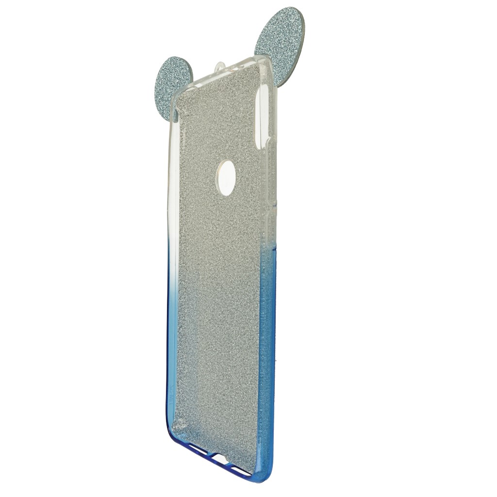 Pokrowiec back case brokatowa Myszka niebieski Xiaomi Redmi S2 / 6