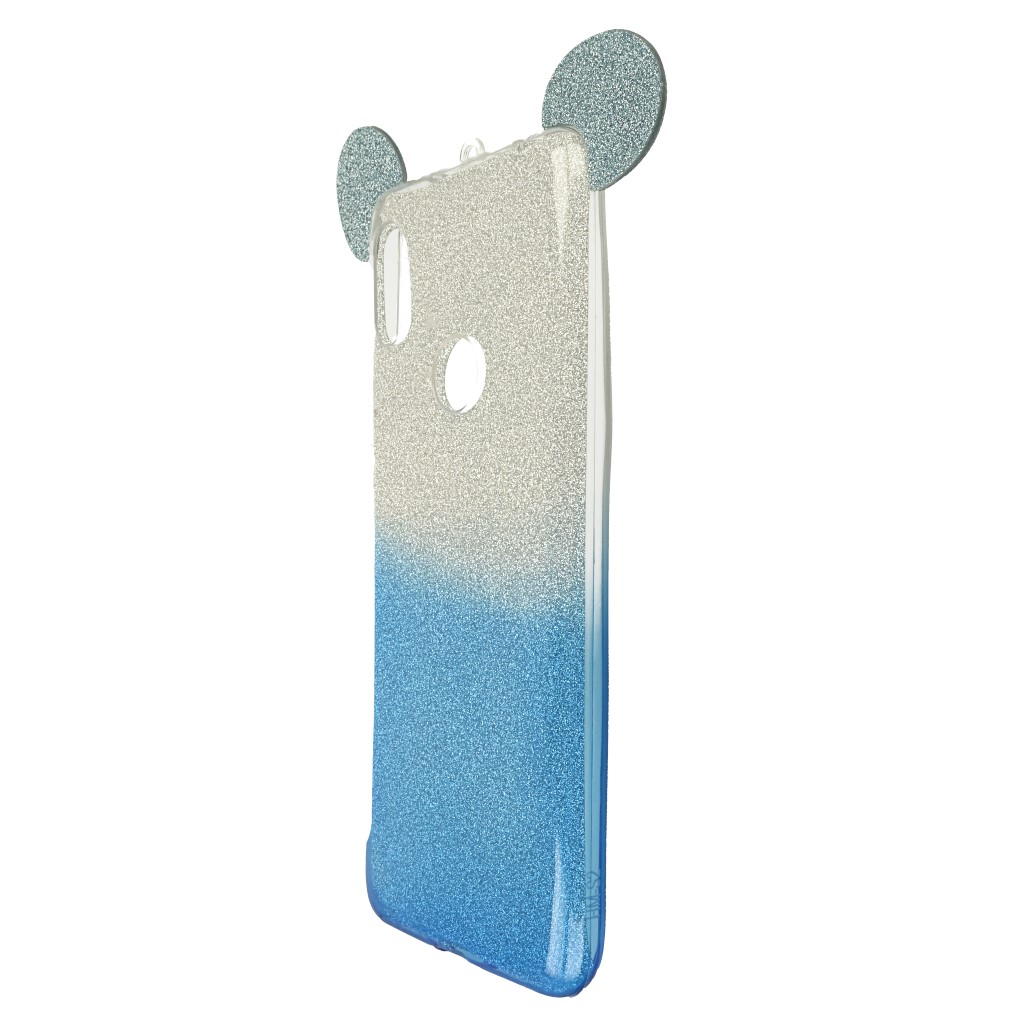 Pokrowiec back case brokatowa Myszka niebieski Xiaomi Redmi S2 / 7
