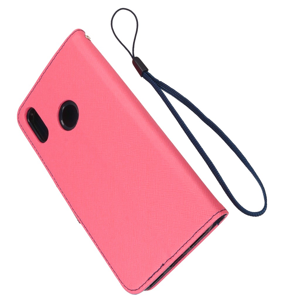 Pokrowiec etui z klapk na magnes Fancy Case rowo-granatowe Xiaomi Redmi S2 / 5