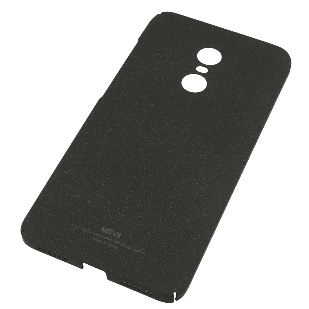 Pokrowiec MSVII Simple ultracienkie etui czarne Xiaomi Redmi Note 4X