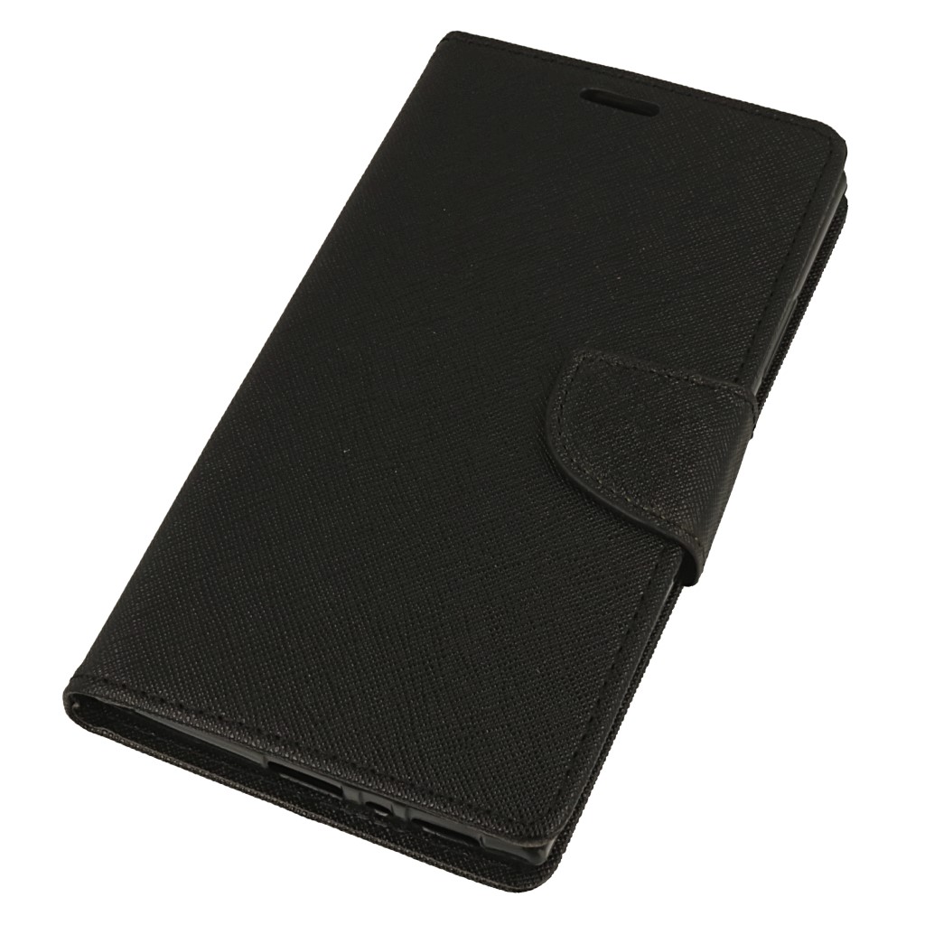 Pokrowiec etui z klapk� na magnes Fancy Case czarne SONY Xperia L2 / 3