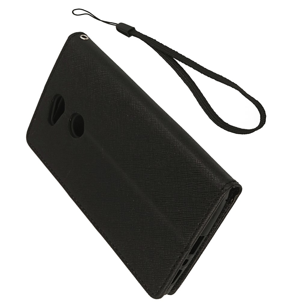 Pokrowiec etui z klapk� na magnes Fancy Case czarne SONY Xperia L2 / 4