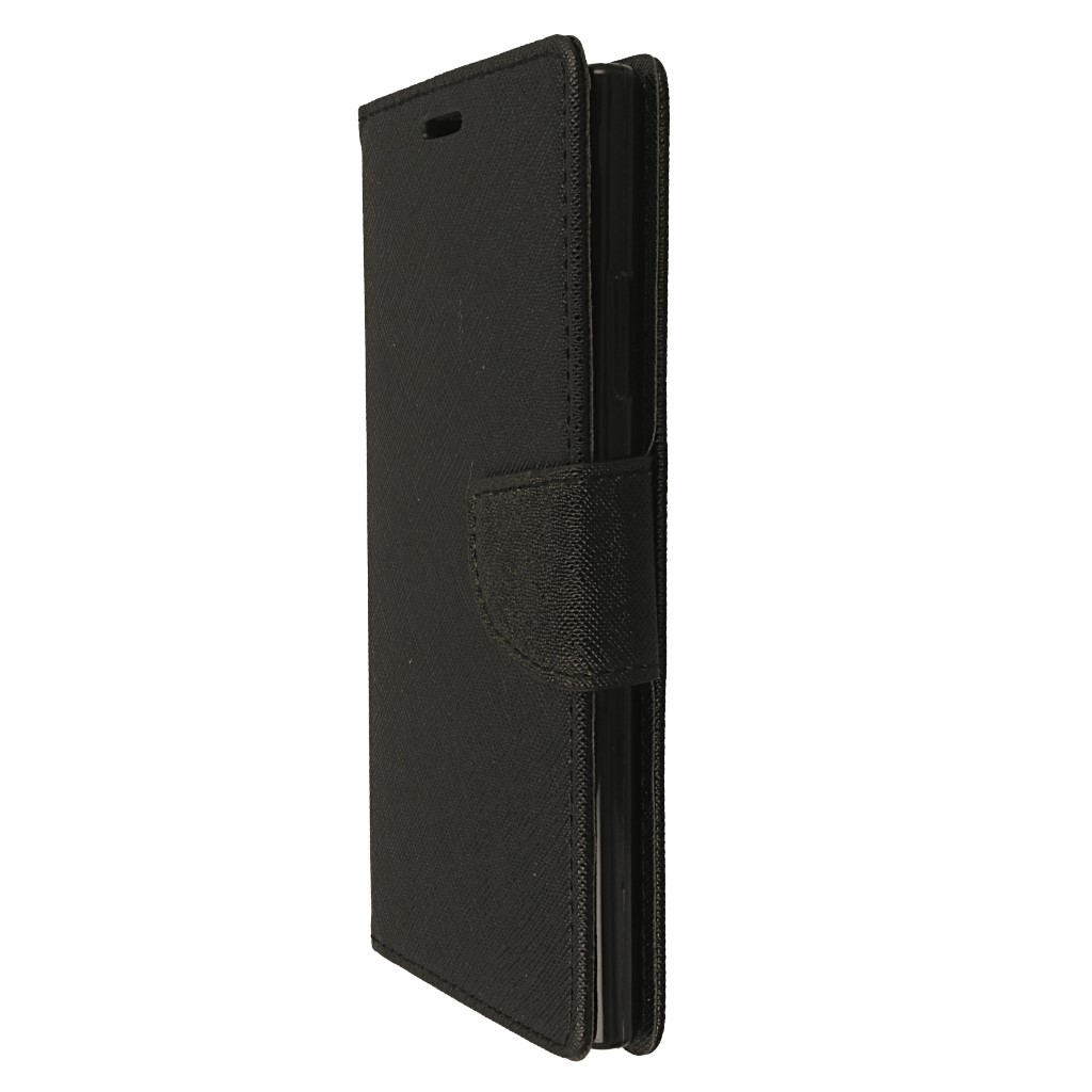 Pokrowiec etui z klapk� na magnes Fancy Case czarne SONY Xperia L2 / 5