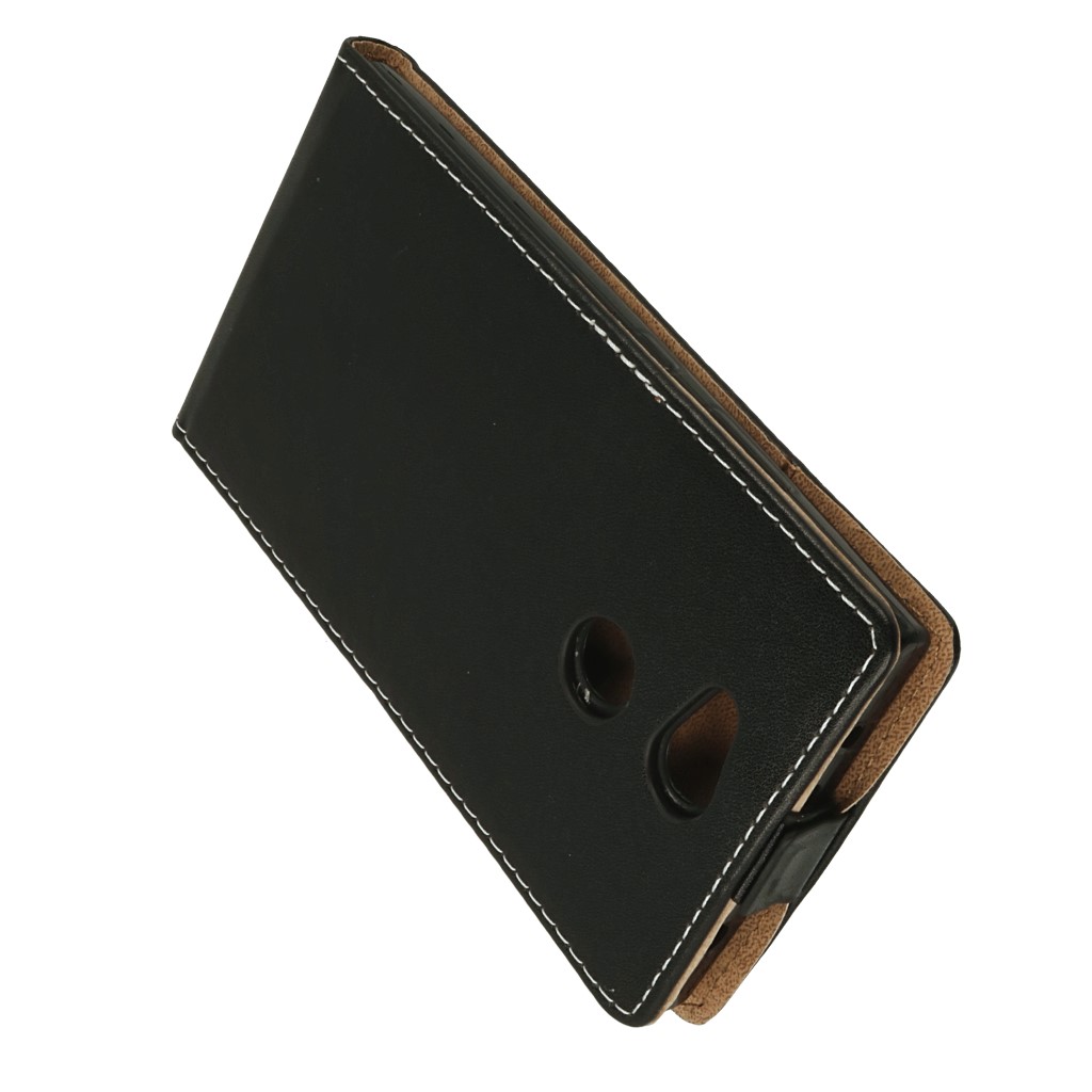 Pokrowiec z klapk na magnes Prestige Slim Flexi czarny SONY Xperia L2 / 4