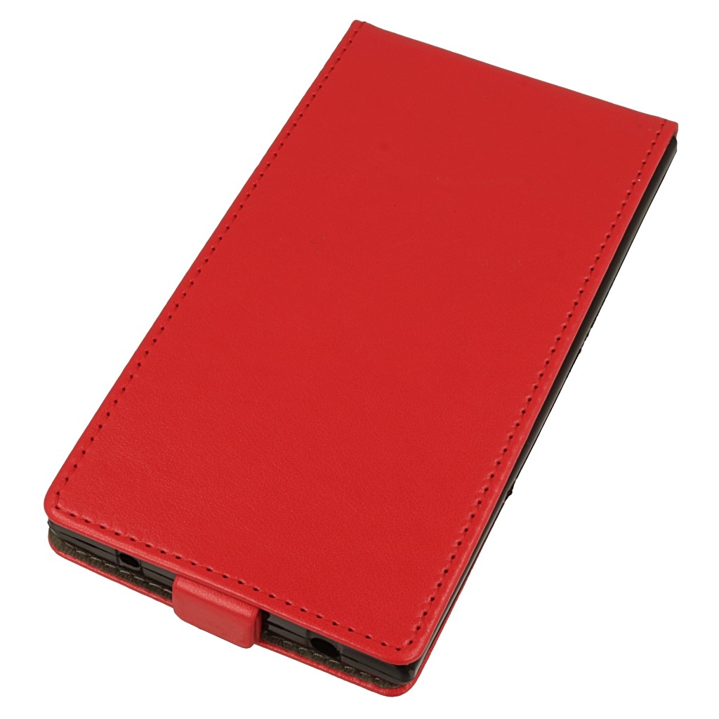 Pokrowiec z klapk na magnes Prestige Slim Flexi czerwony SONY Xperia L2 / 2
