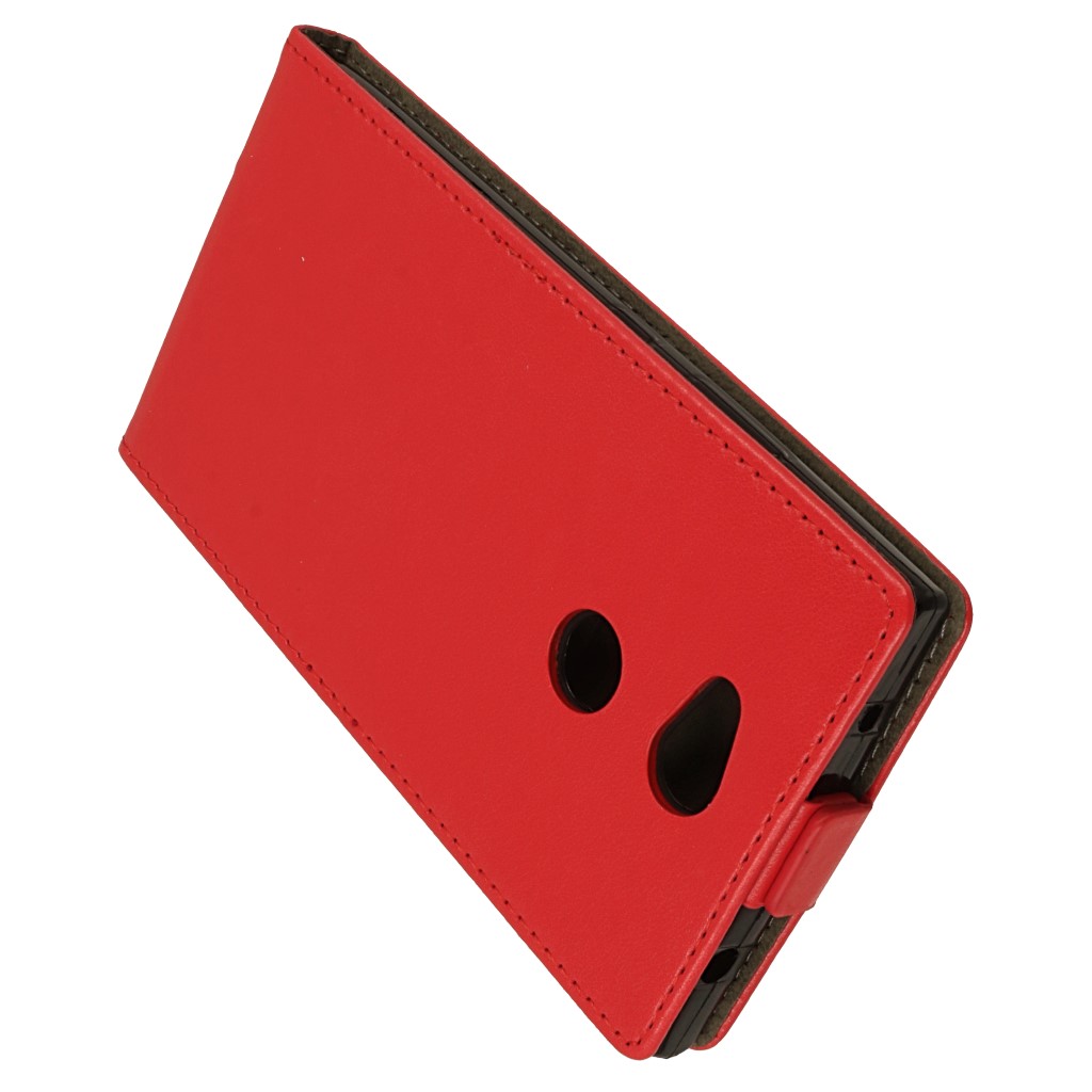 Pokrowiec z klapk na magnes Prestige Slim Flexi czerwony SONY Xperia L2 / 3