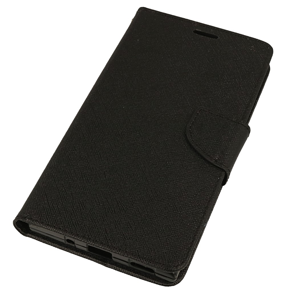 Pokrowiec etui z klapk na magnes Fancy Case czarne SONY Xperia XA2 Ultra / 4