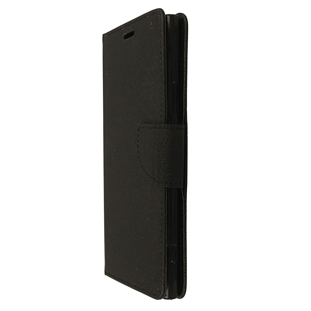 Pokrowiec etui z klapk na magnes Fancy Case czarne SONY Xperia XA2 Ultra / 5