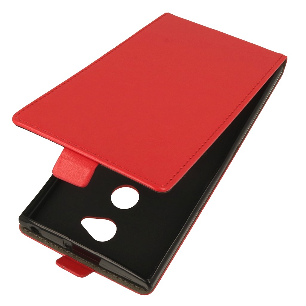 Pokrowiec z klapk na magnes Prestige Slim Flexi czerwony SONY Xperia XA2 Ultra