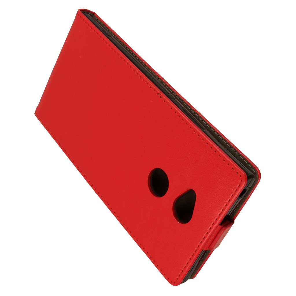 Pokrowiec z klapk na magnes Prestige Slim Flexi czerwony SONY Xperia XA2 Ultra / 3