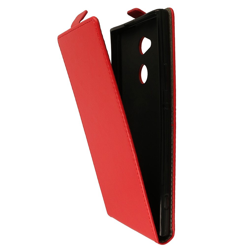 Pokrowiec z klapk na magnes Prestige Slim Flexi czerwony SONY Xperia XA2 Ultra / 4