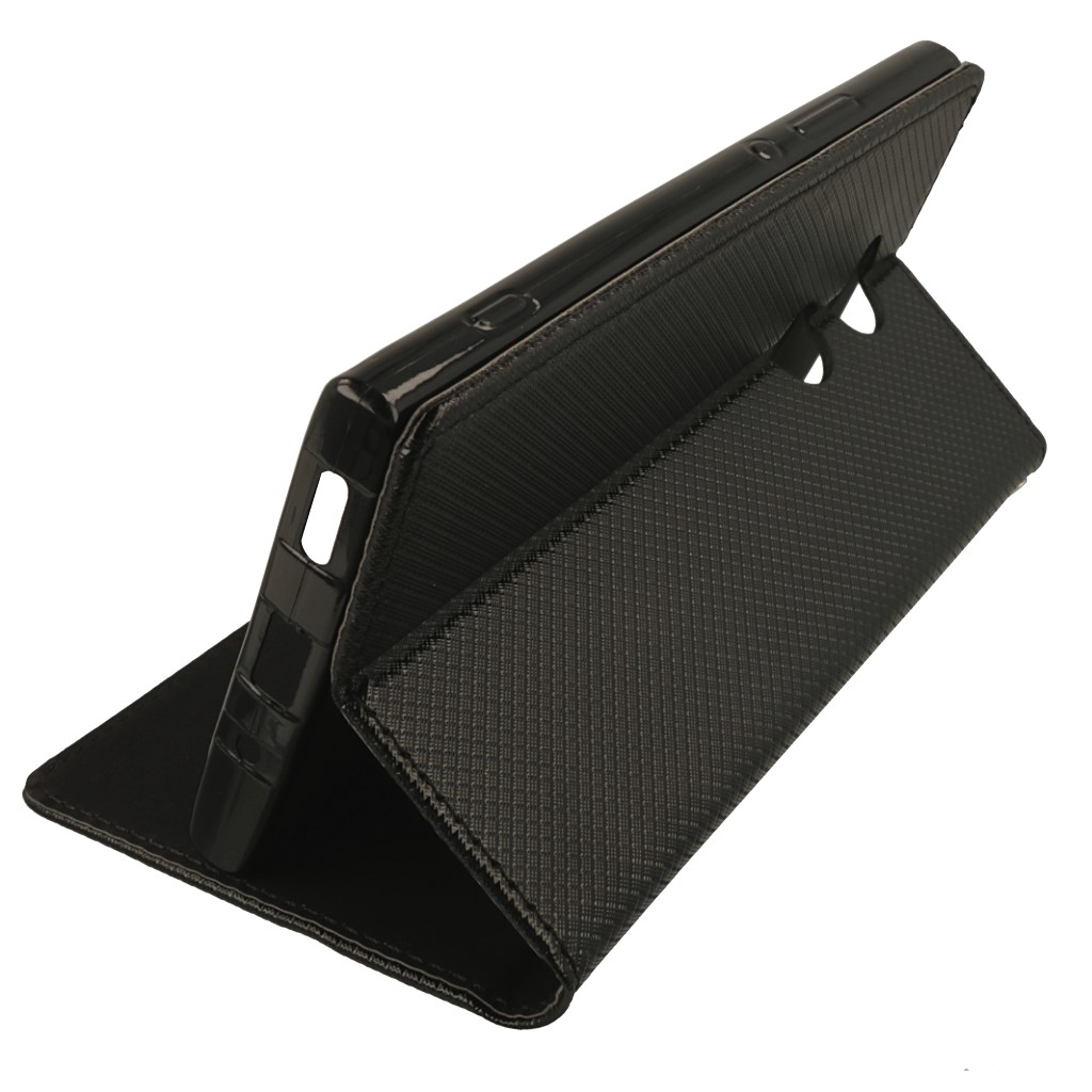 Pokrowiec etui z klapk Magnet Book czarne SONY Xperia XA2 Ultra / 7
