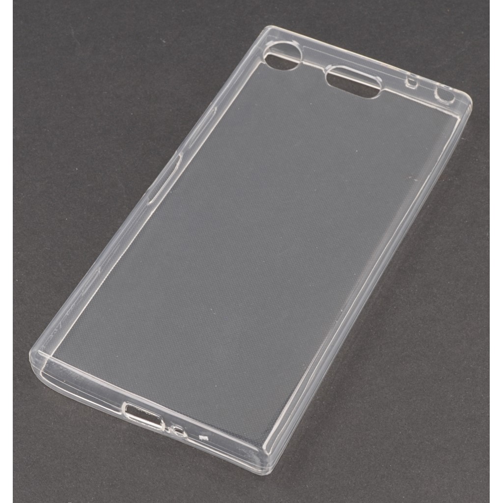 Pokrowiec silikonowe etui Back Case przeroczyste SONY Xperia XZ1 Compact