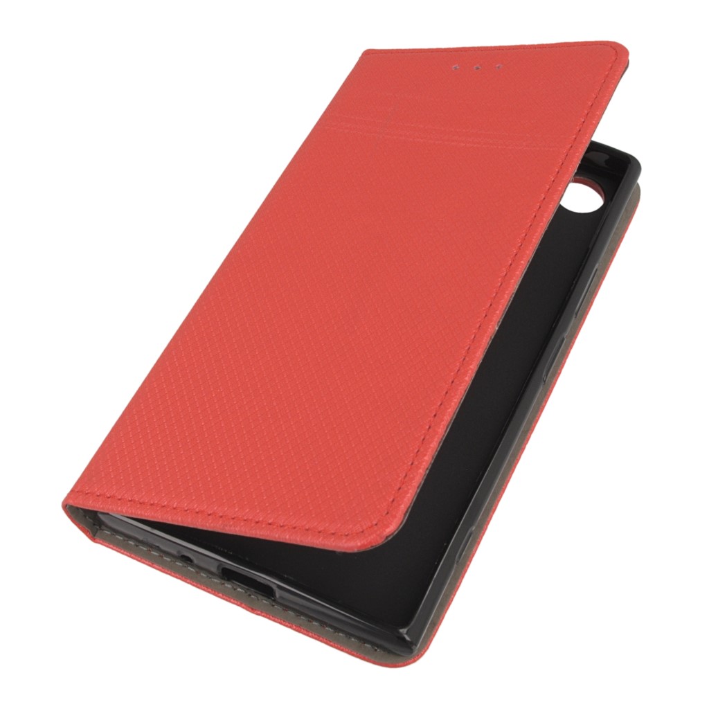 Pokrowiec etui z klapk Magnet Book czerwone SONY Xperia XZ1