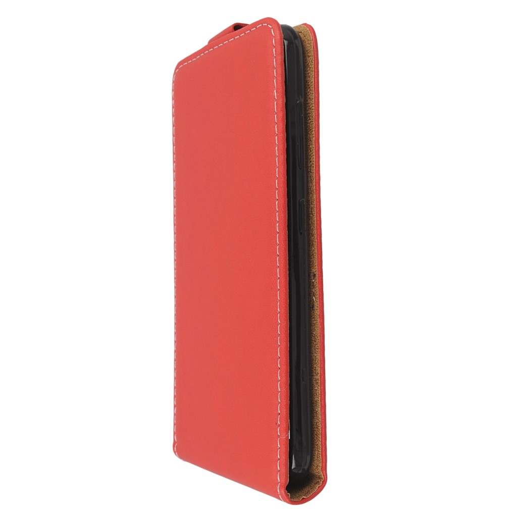 Pokrowiec z klapk na magnes Prestige Slim Flexi czerwony ZTE Blade A520 / 5