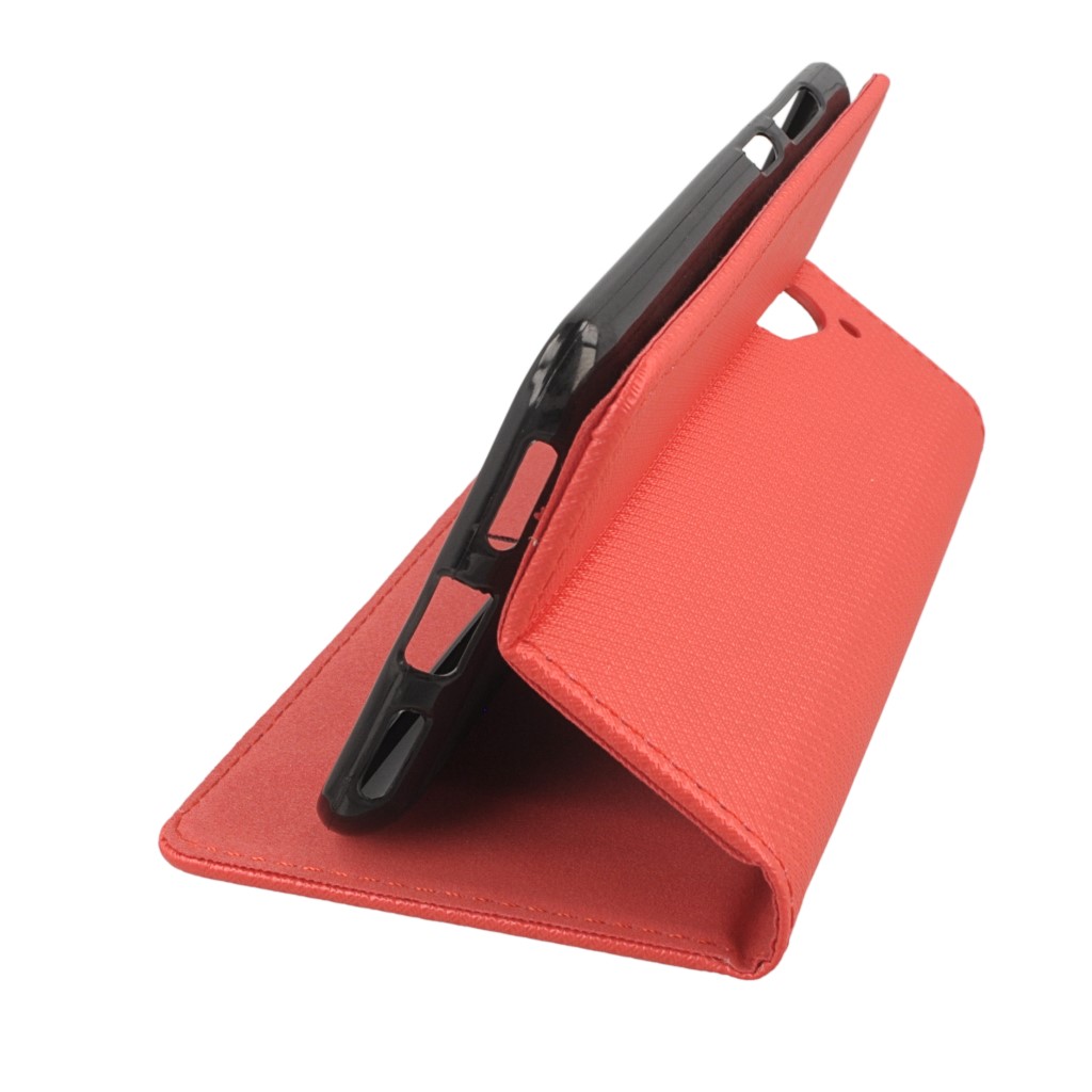 Pokrowiec etui z klapk Magnet Book czerwone ZTE Blade A510 / 8