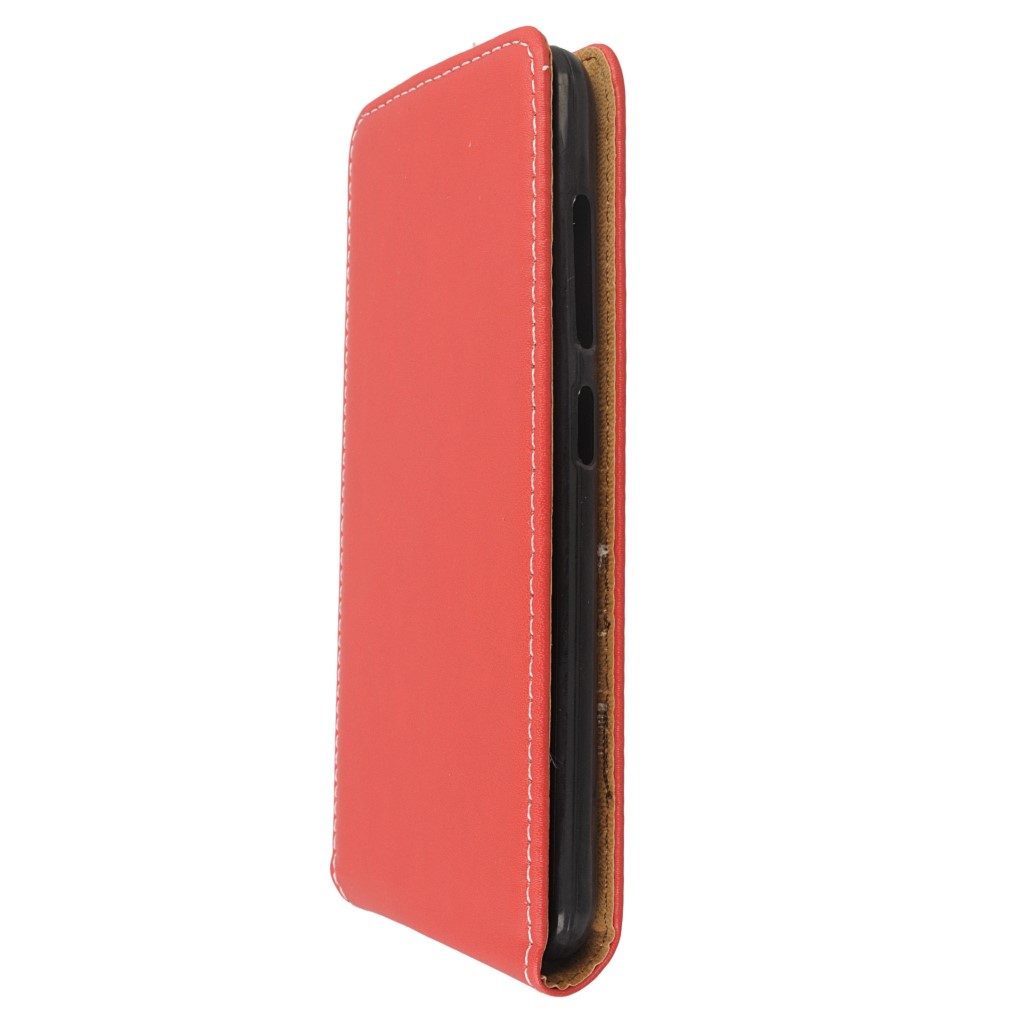 Pokrowiec z klapk na magnes Prestige Slim Flexi czerwony ZTE Blade A510 / 6