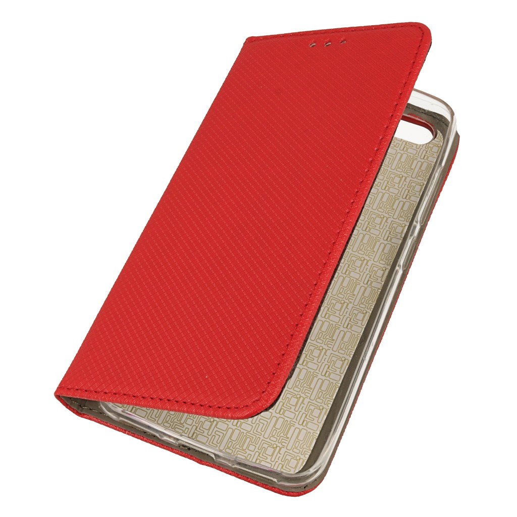 Pokrowiec etui z klapk Magnet Book czerwone ASUS Zenfone Max Plus M1