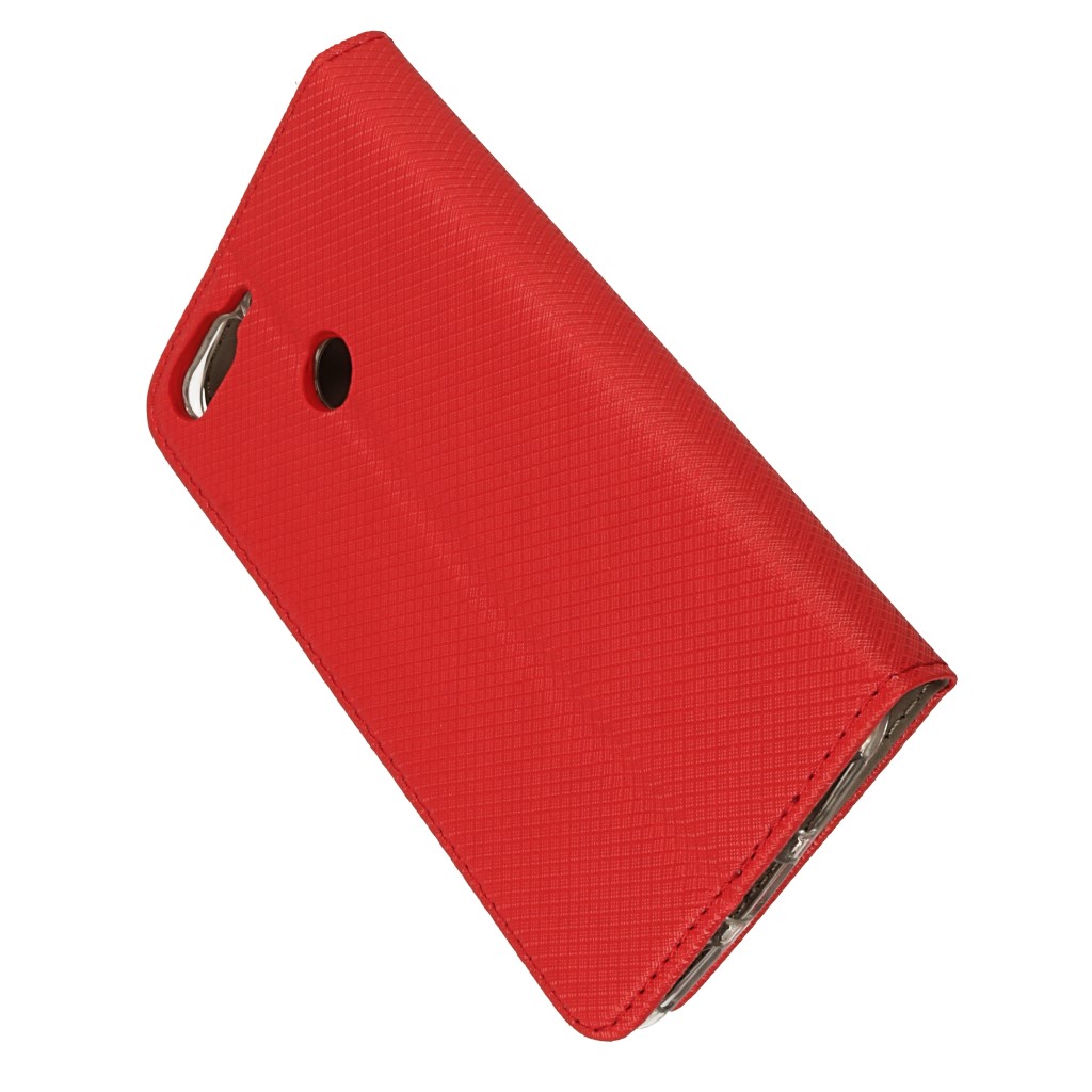 Pokrowiec etui z klapk Magnet Book czerwone ASUS Zenfone Max Plus M1 / 6