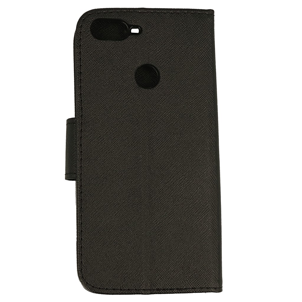 Pokrowiec etui z klapk na magnes Fancy Case czarne ASUS Zenfone Max Plus M1 / 5