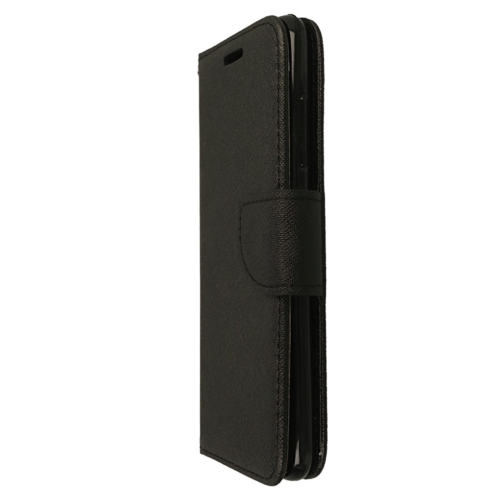 Pokrowiec etui z klapk na magnes Fancy Case czarne ASUS Zenfone Max Plus M1 / 8