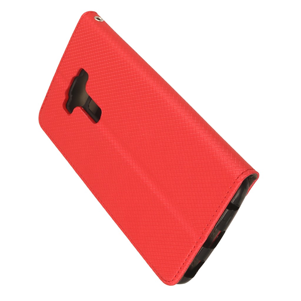 Pokrowiec etui z klapk Magnet Book czerwone ASUS Zenfone 4 Selfie Pro ZD552KL / 5