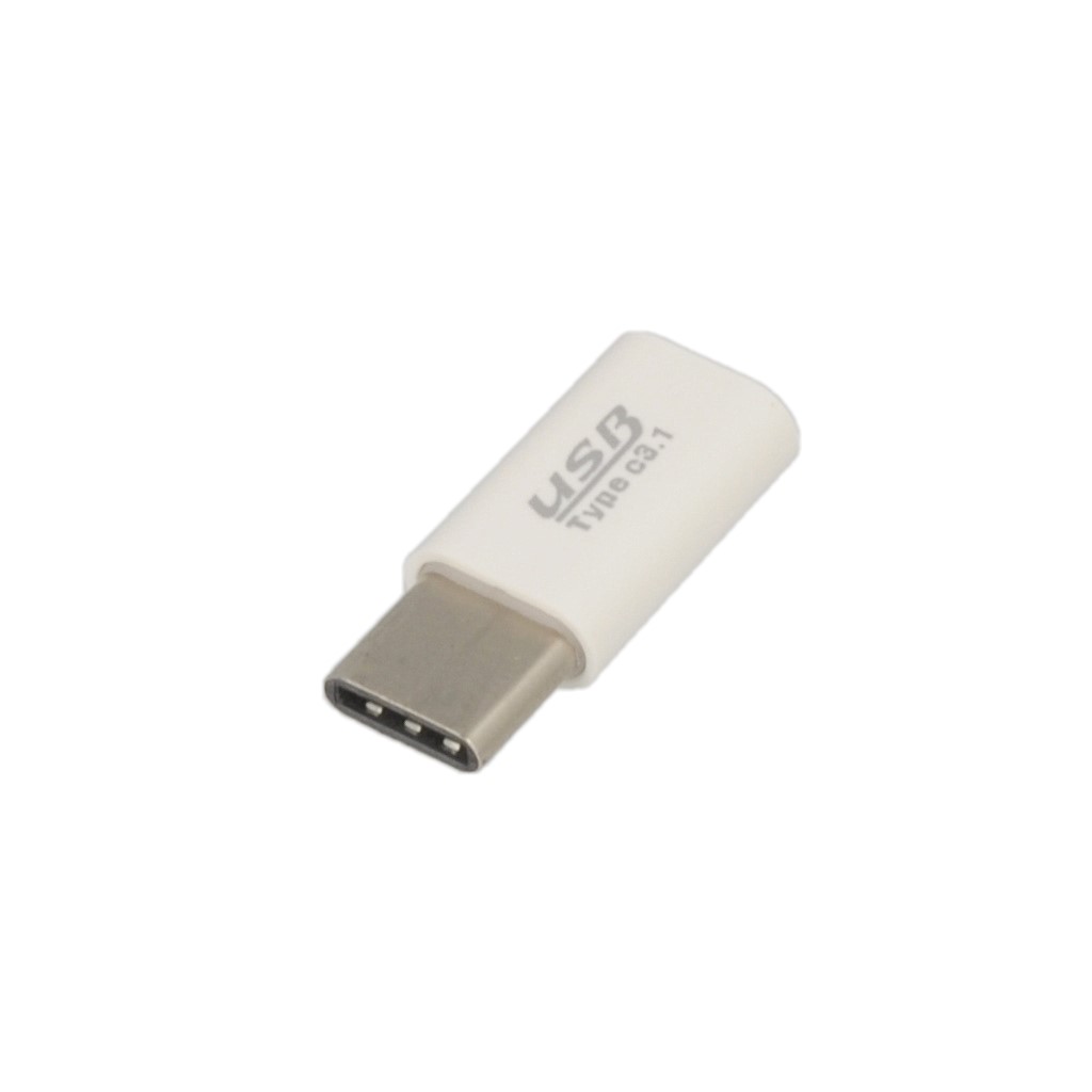 Adapter Przejciwka micro USB - USB Typ-C HUAWEI Y6 Pro