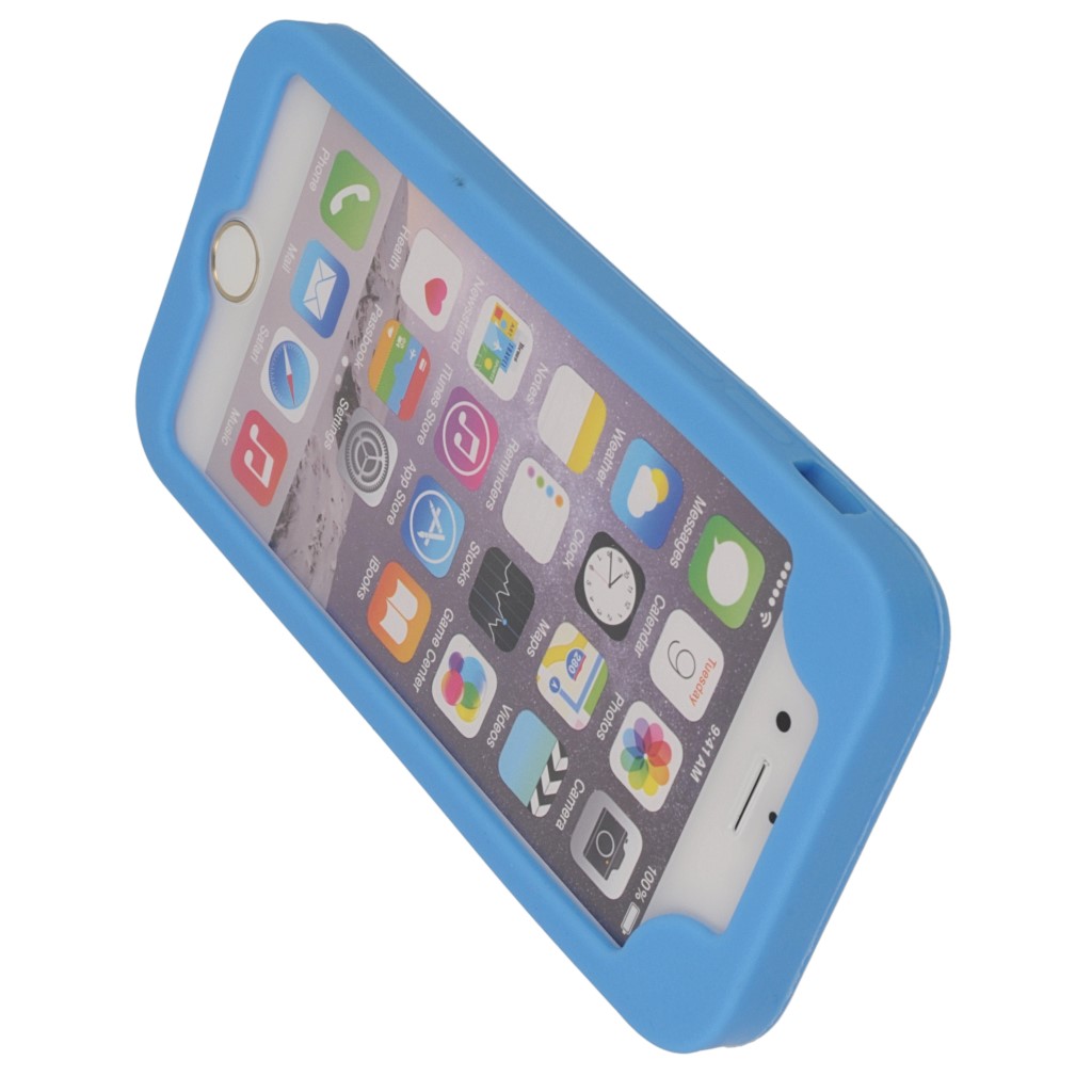 Pokrowiec etui silikonowe 3D Sowa niebieska APPLE iPhone 6s / 8