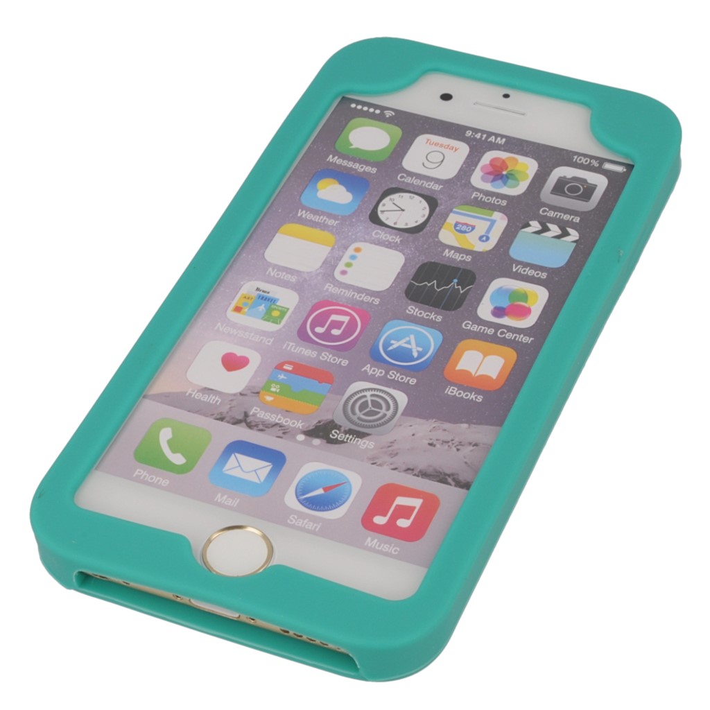 Pokrowiec etui silikonowe 3D Sowa zielona APPLE iPhone 6 / 3
