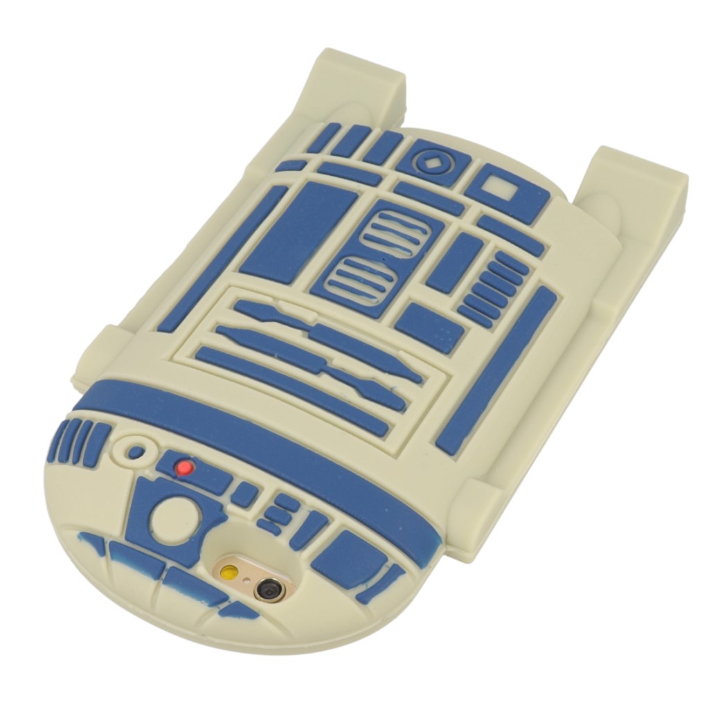Pokrowiec etui silikonowe 3D Gwiezdne Wojny Droid R2-D2 APPLE iPhone 6 / 2