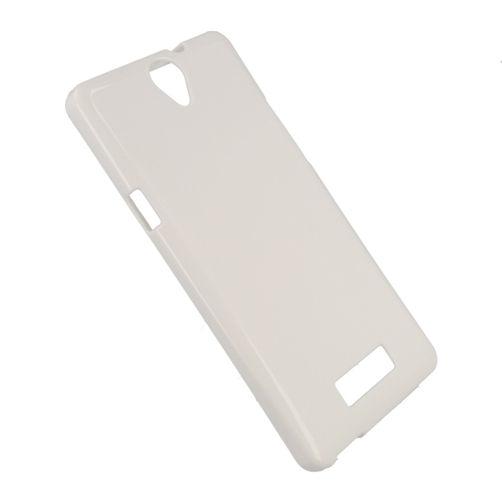 Pokrowiec oryginalne silikonowe etui BACK CASE bia�e myPhone Cube / 7