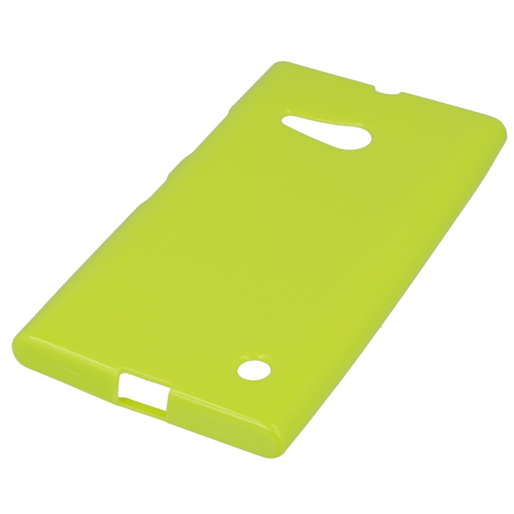 Pokrowiec silikonowe etui BACK CASE zielone NOKIA Lumia 735