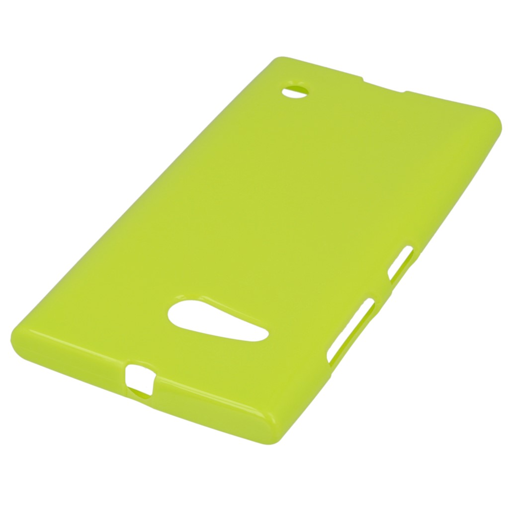 Pokrowiec silikonowe etui BACK CASE zielone NOKIA Lumia 735 / 2