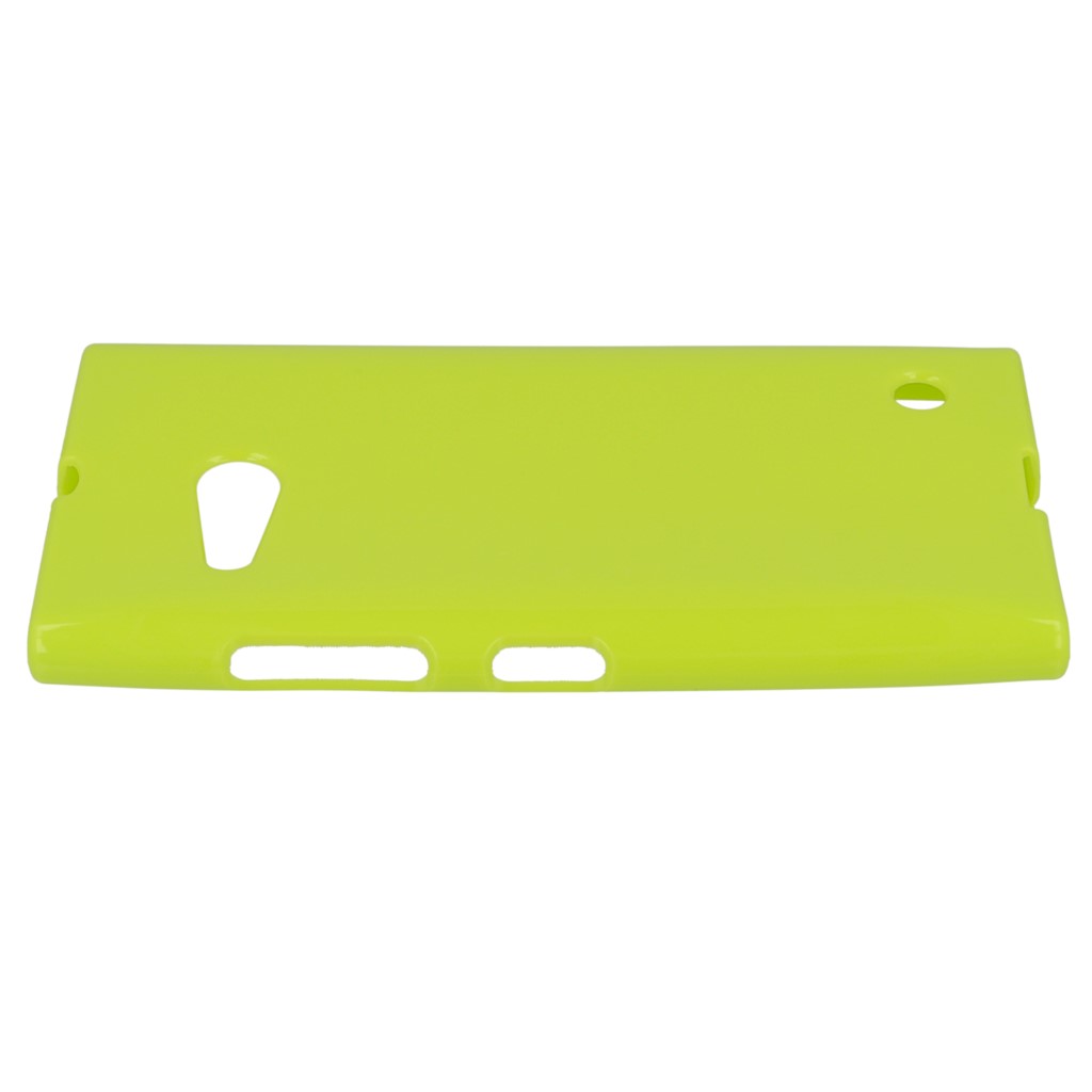 Pokrowiec silikonowe etui BACK CASE zielone NOKIA Lumia 735 / 5
