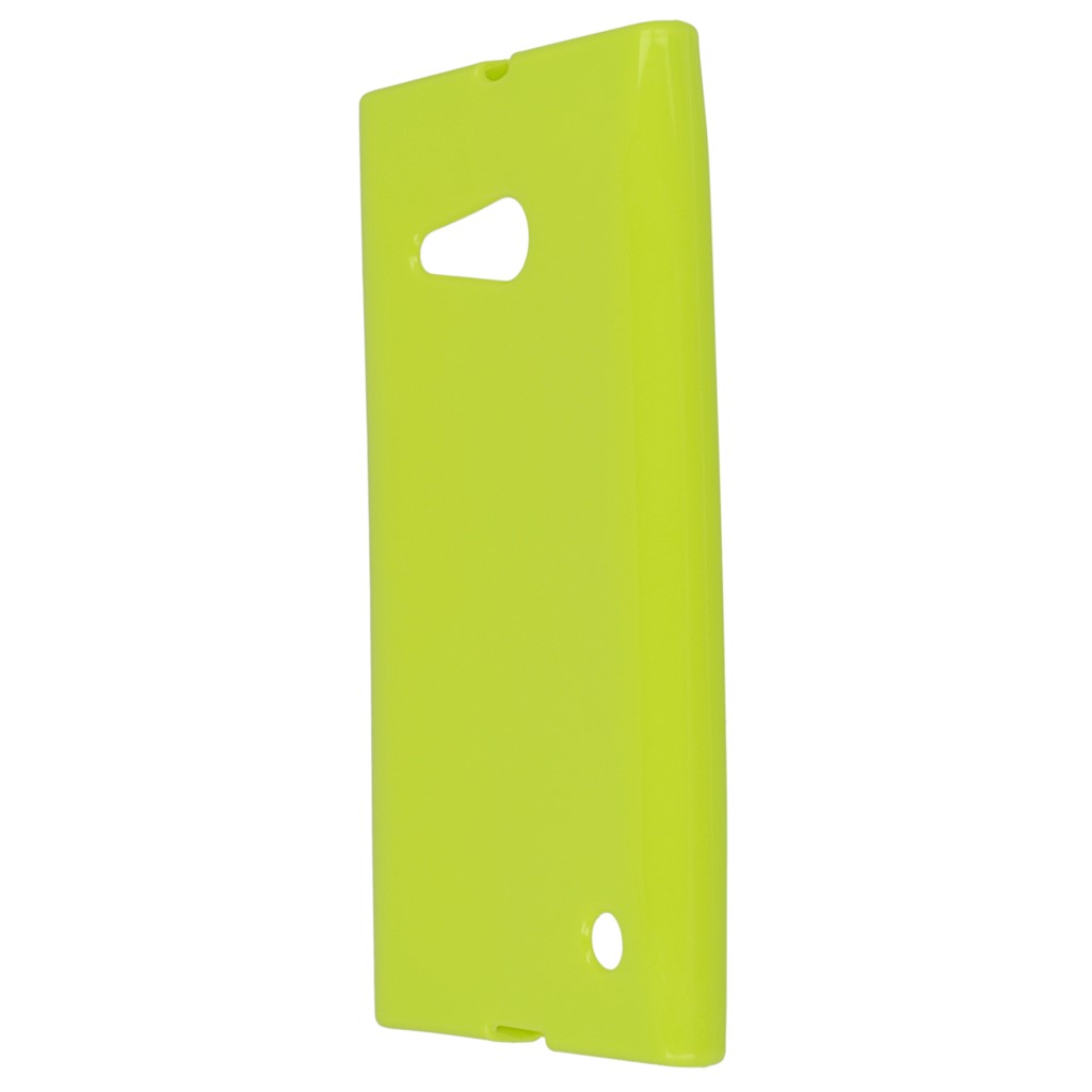 Pokrowiec silikonowe etui BACK CASE zielone NOKIA Lumia 735 / 7