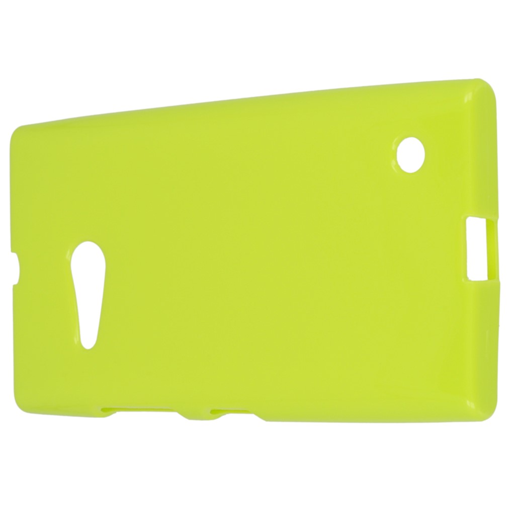 Pokrowiec silikonowe etui BACK CASE zielone NOKIA Lumia 735 / 4