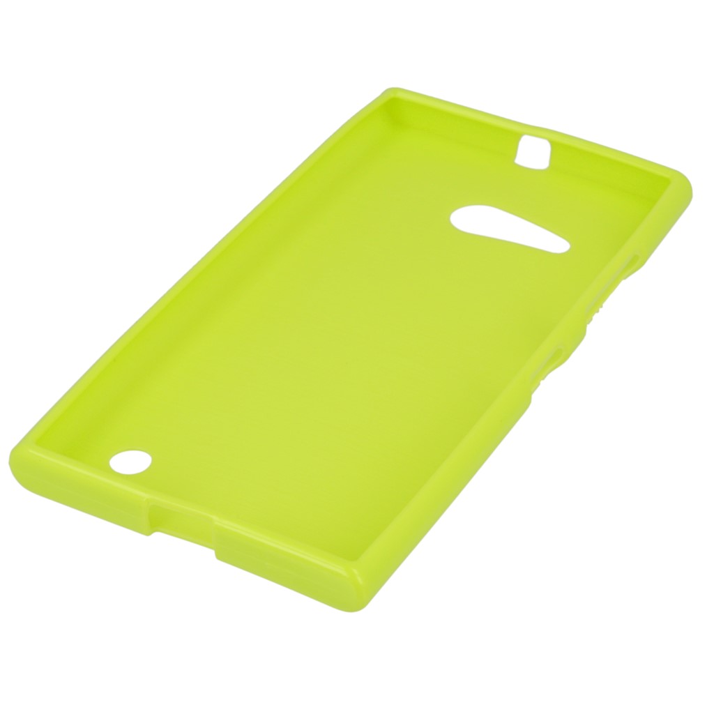 Pokrowiec silikonowe etui BACK CASE zielone NOKIA Lumia 735 / 8