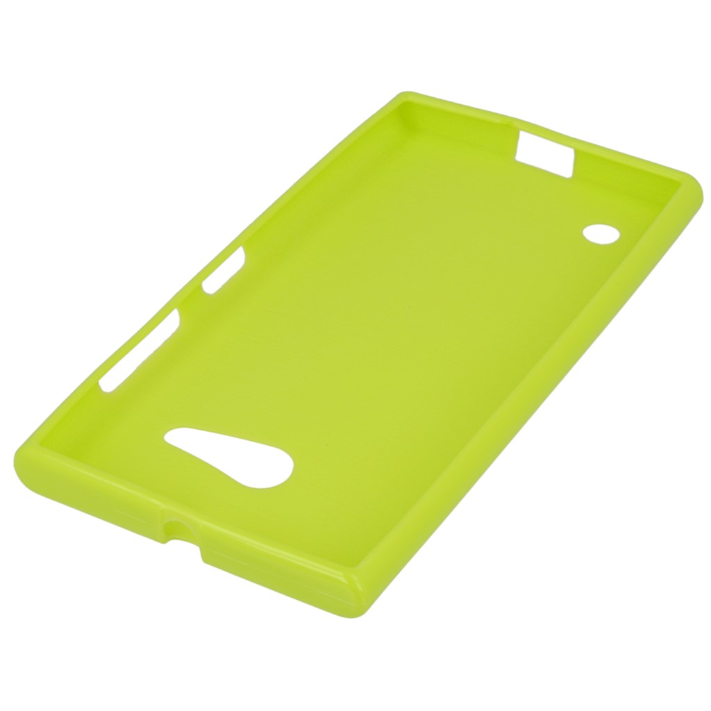 Pokrowiec silikonowe etui BACK CASE zielone NOKIA Lumia 735 / 9