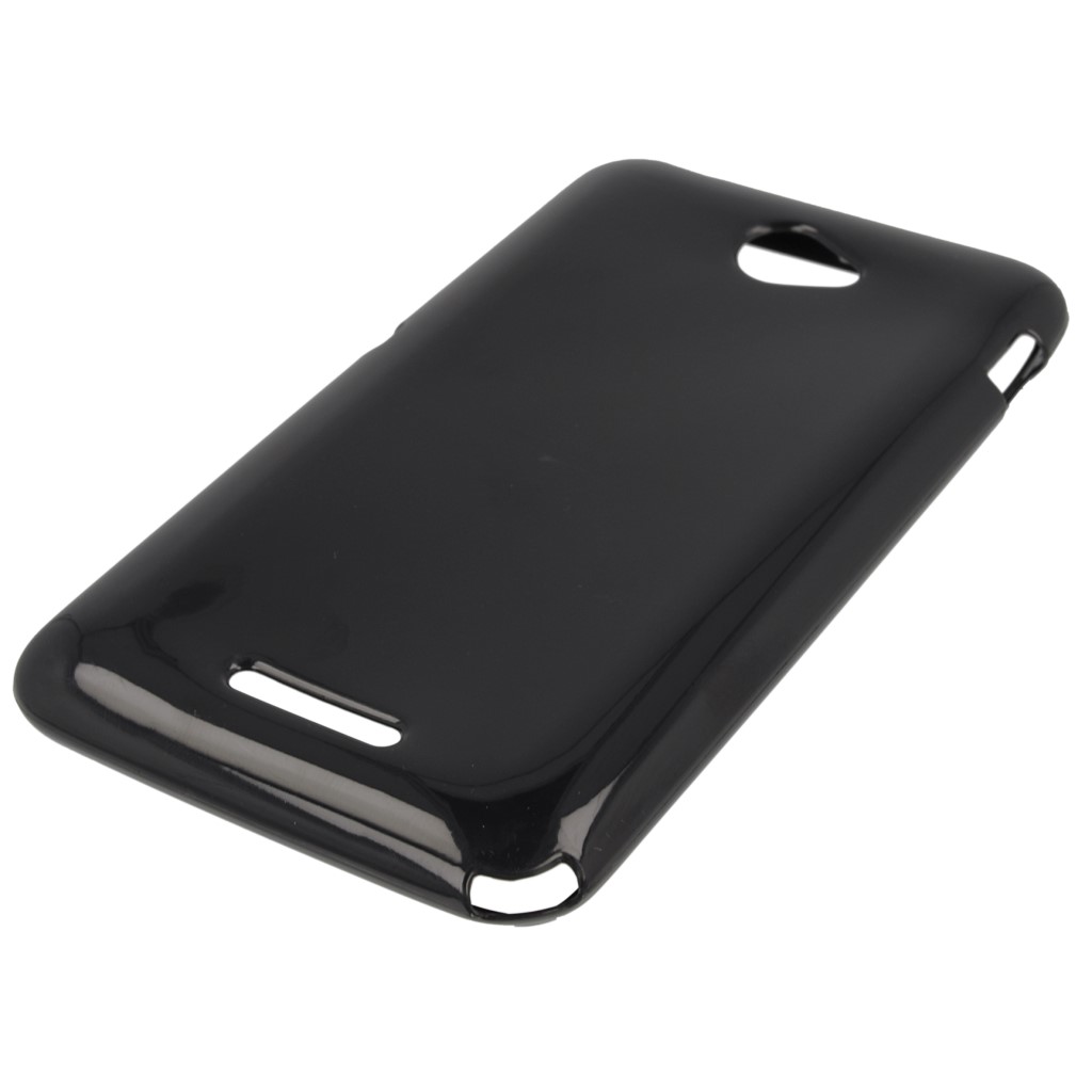 Pokrowiec silikonowe etui BACK CASE czarne SONY Xperia E4