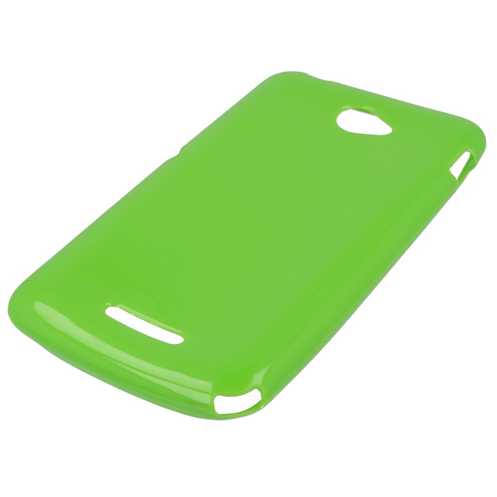 Pokrowiec silikonowe etui BACK CASE zielone SONY Xperia E4