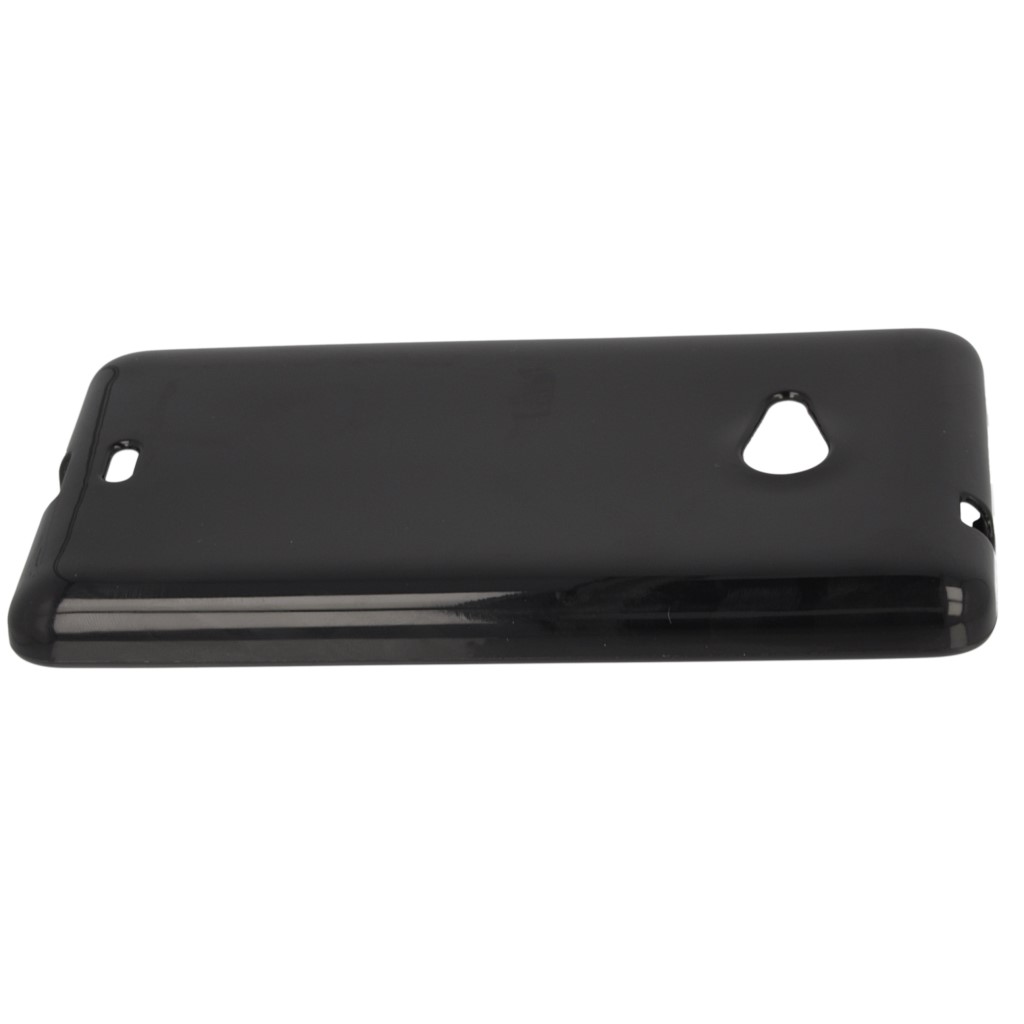 Pokrowiec silikonowe etui BACK CASE czarne Microsoft Lumia 640 XL Dual SIM / 5
