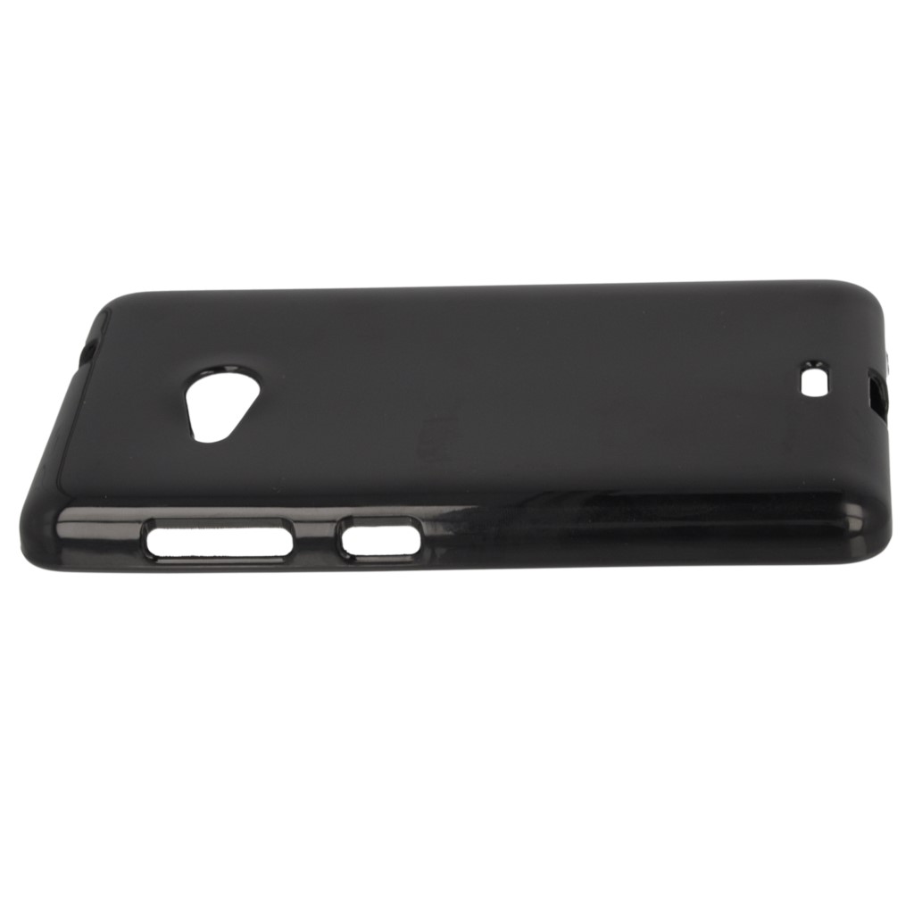 Pokrowiec silikonowe etui BACK CASE czarne Microsoft Lumia 640 XL Dual SIM / 6
